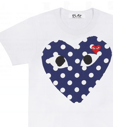 CDG Kaos Logo Seri Huruf, Unisex '"COD '" CDG-200