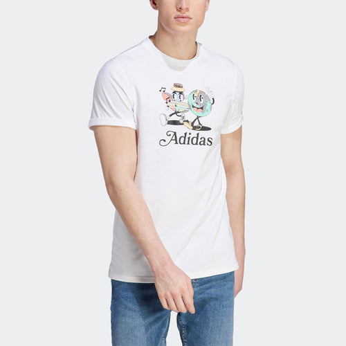 adidas Kaos Logo Seri Huruf, Unisex, COD '" AD-28