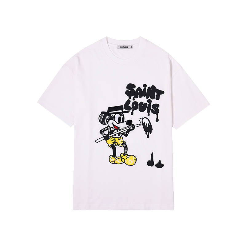LV Kaos Logo Seri Huruf, Unisex, COD '-L-33