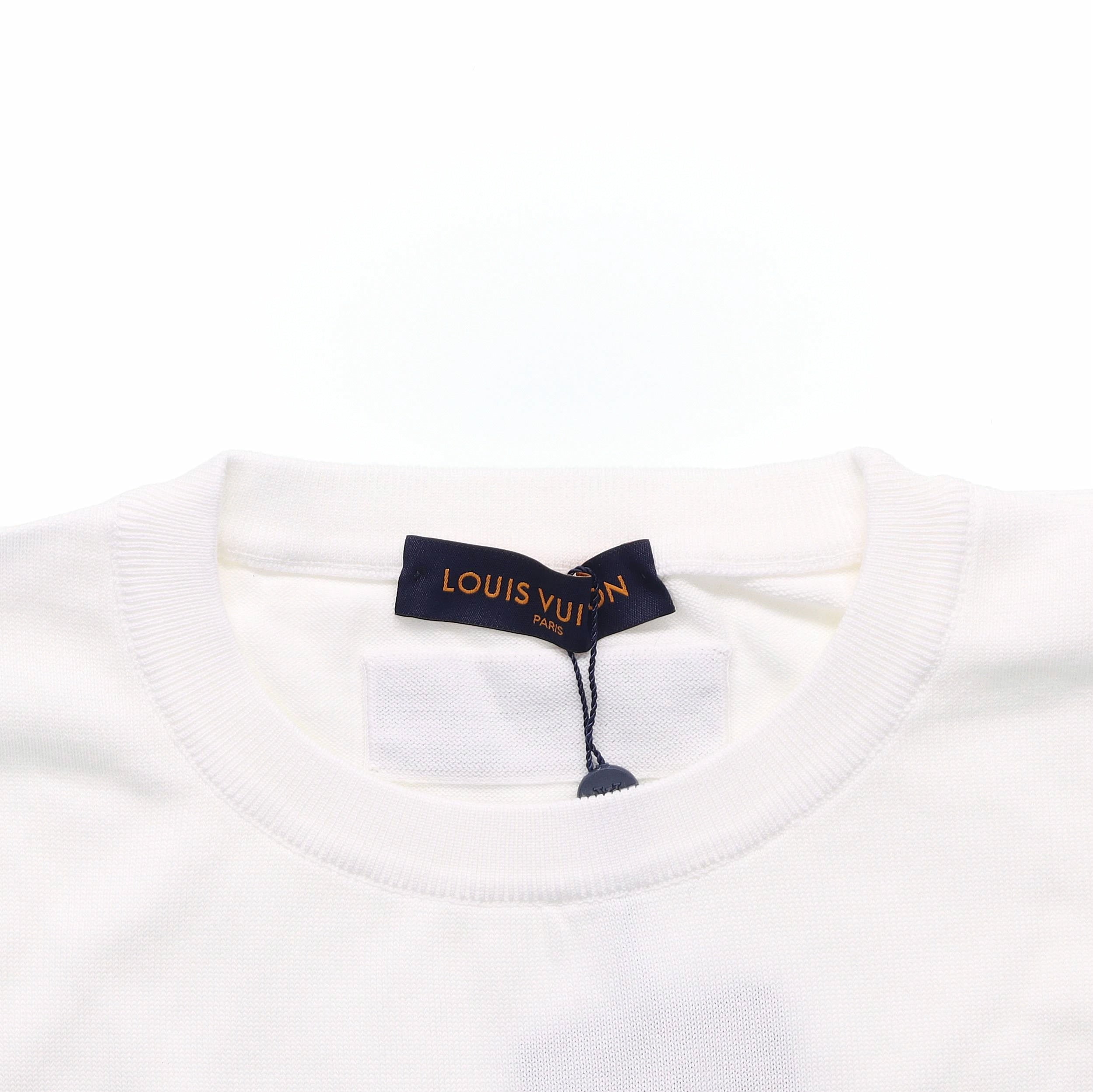 LV Kaos Logo Seri Huruf, Unisex, COD '-L-15
