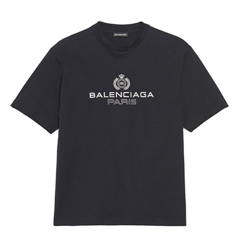 Kaos Pendek Balenciaga dengan Motif Gambar/Cetak, Cocok untuk Pria dan Wanita -BL-43
