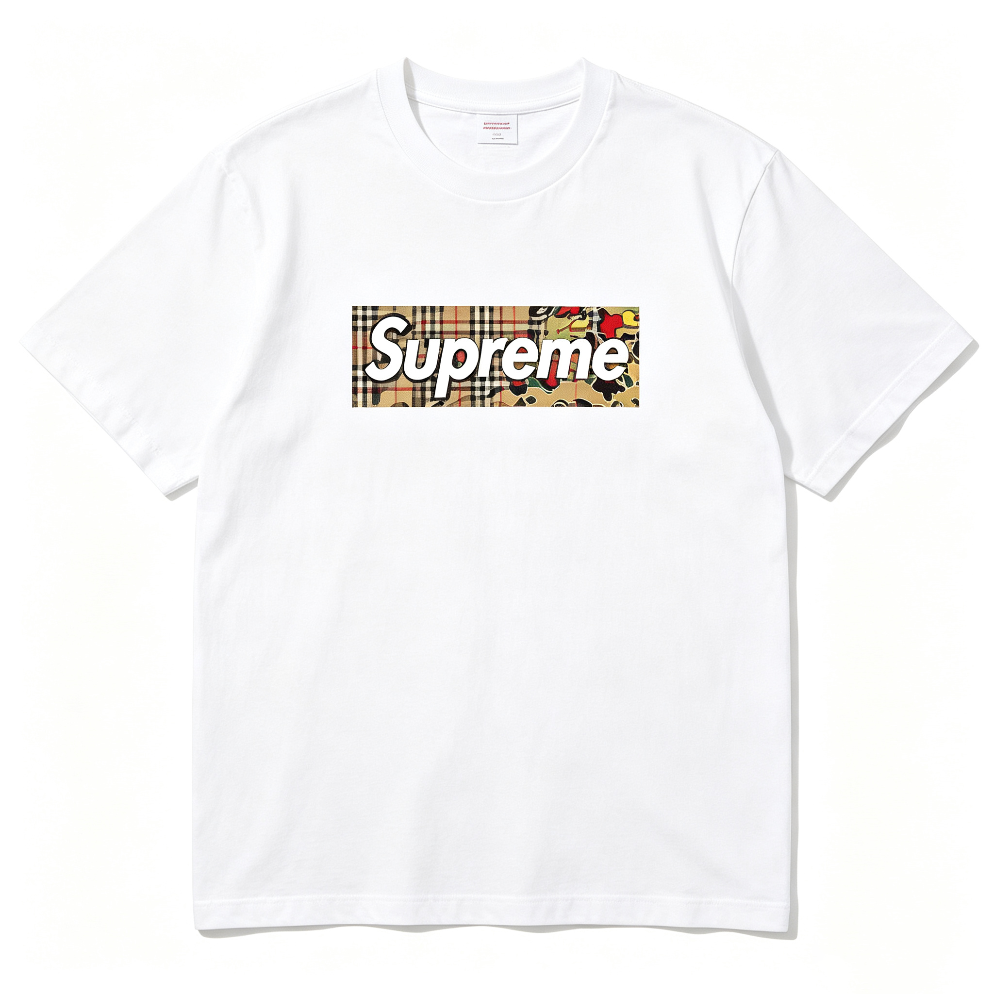 SUPREME Kaos Logo Seri Huruf, Unisex 'COD'