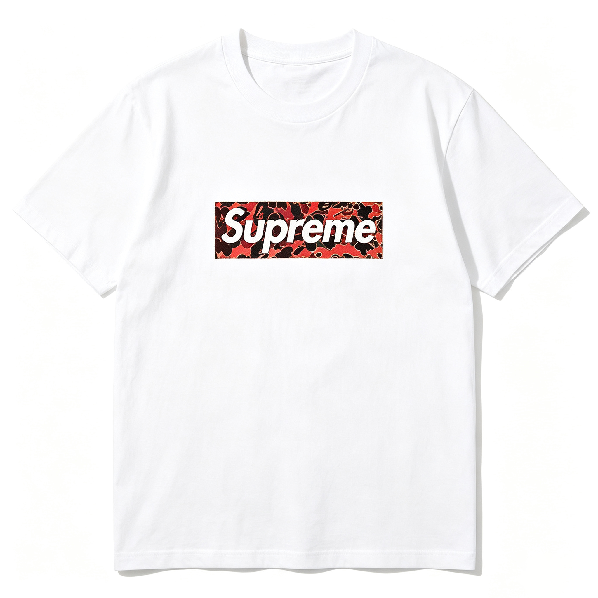 SUPREME Kaos Logo Seri Huruf, Unisex 'COD'