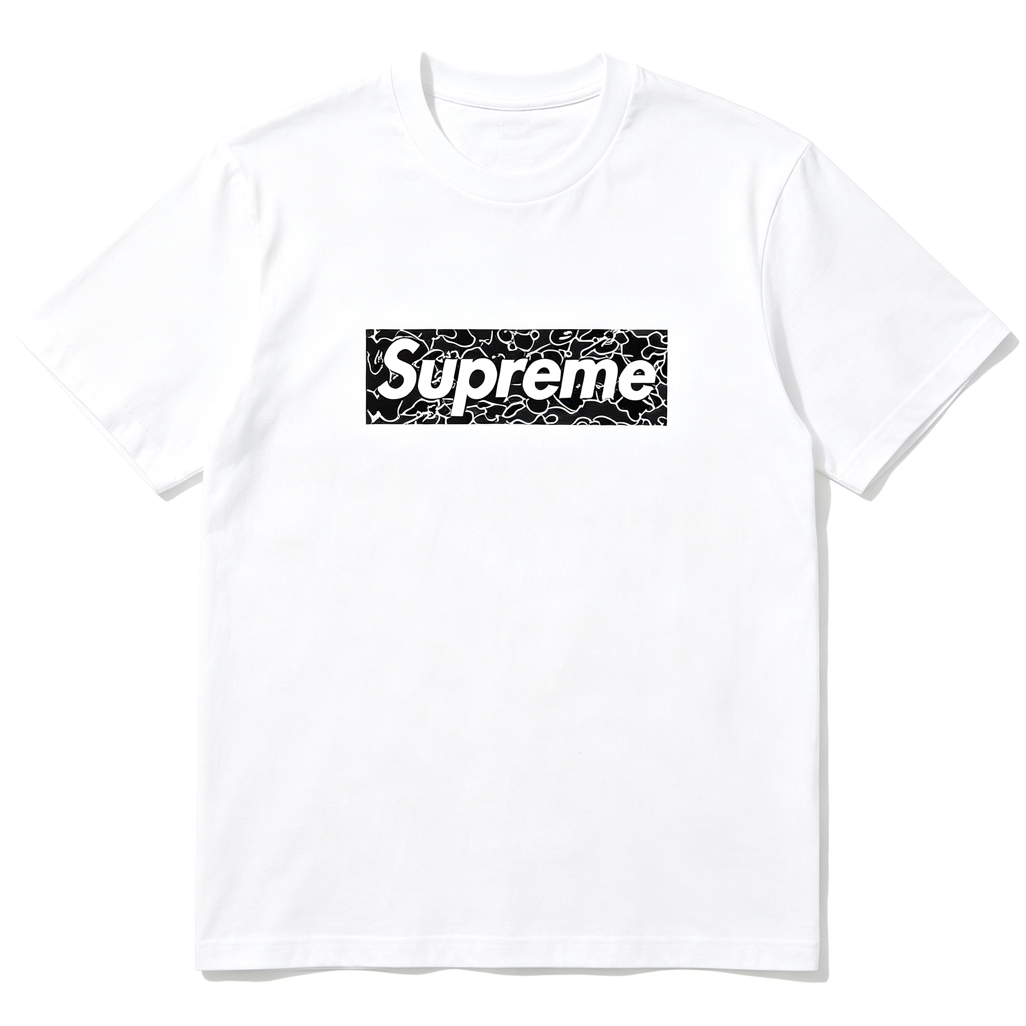 SUPREME Kaos Logo Seri Huruf, Unisex 'COD'
