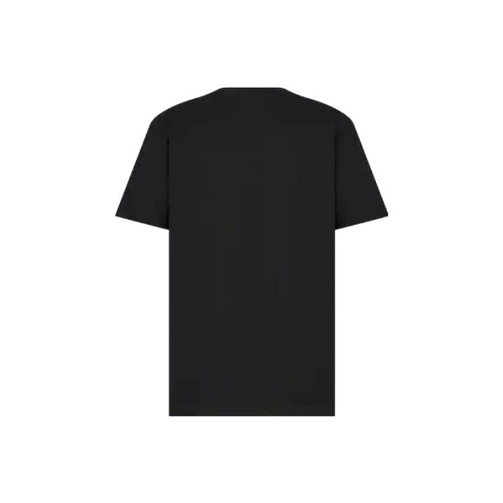 Kaos Pendek DIOR dengan Motif Gambar/Cetak, Cocok untuk Pria dan Wanita  -D-11