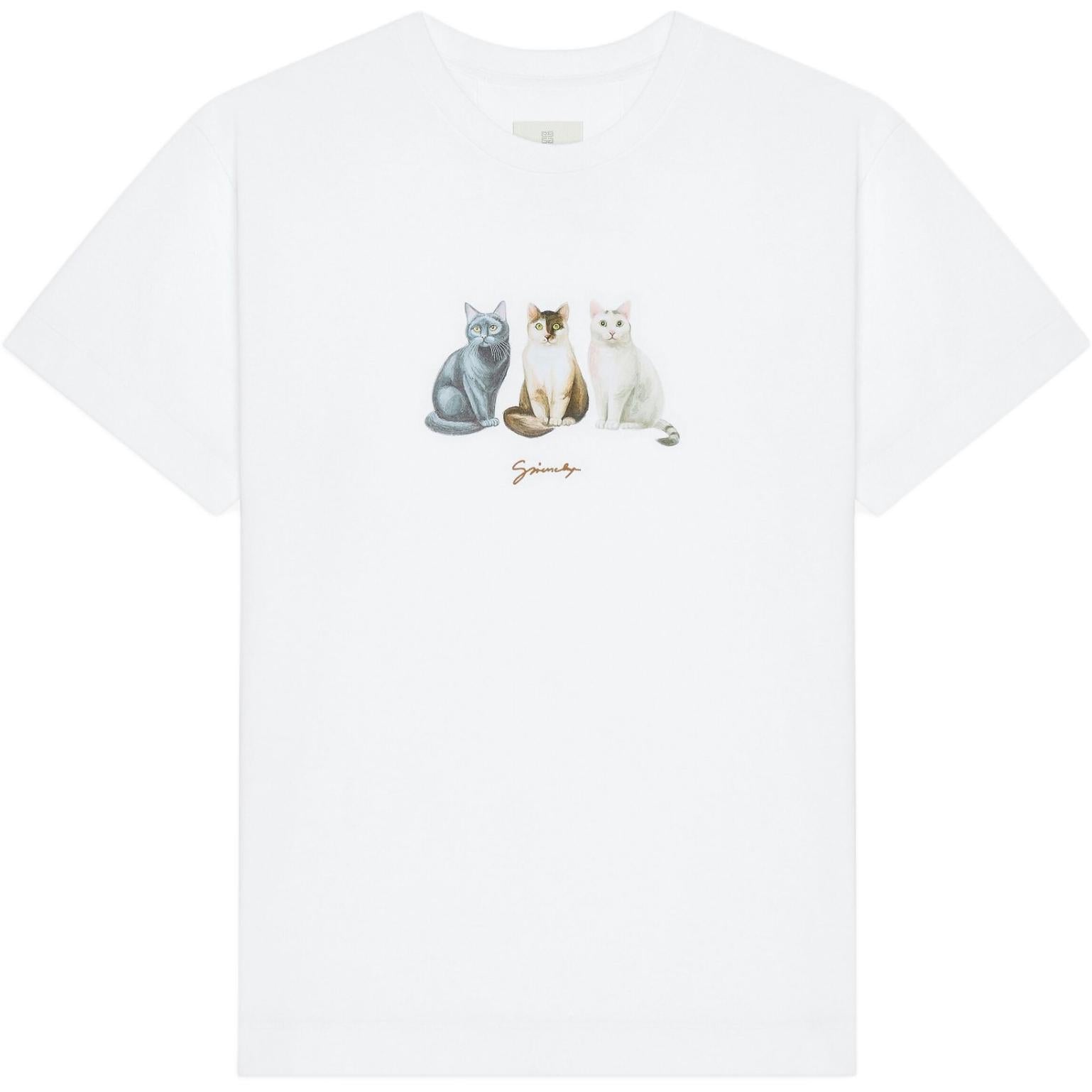 Kaos Givenchy Bermotif, Unisex -J-38
