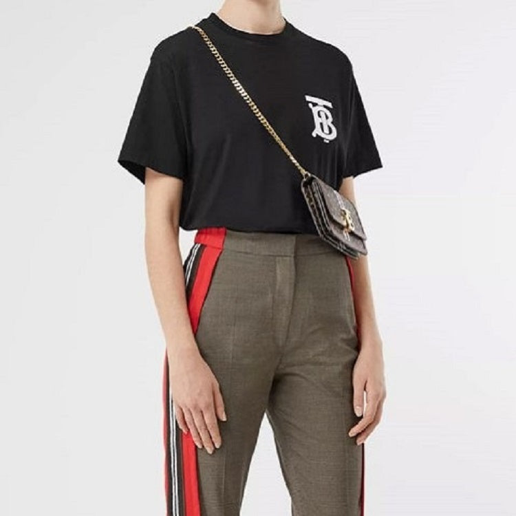 Burberry Kaos Logo Seri Huruf, Unisex, COD '"B-08